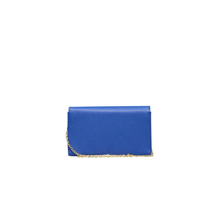 Blue Polyethylene Crossbody Bag