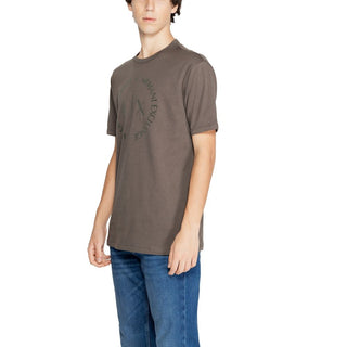 Brown Cotton T-shirt