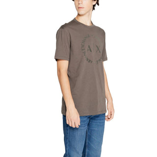 Brown Cotton T-shirt