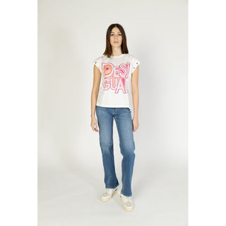 Multicolor Cotton Tops & T-shirt