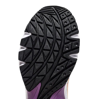 Purple Synthetic Material Sneaker