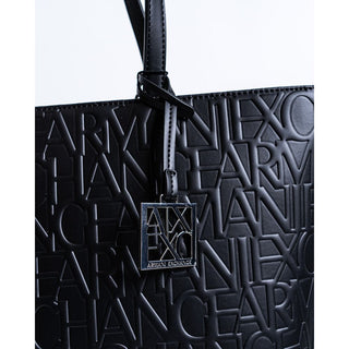 Black Polyester Handbag