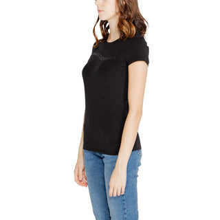 Black Cotton Tops & T-shirt