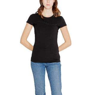 Black Cotton Tops & T-shirt