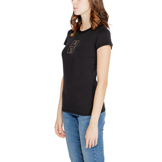 Black Cotton Tops & T-shirt