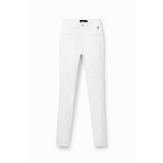 White Cotton Jeans & Pant