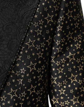 Black Stars Jacquard Sicilia 2 Piece Suit