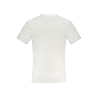 White Cotton Men T-shirt