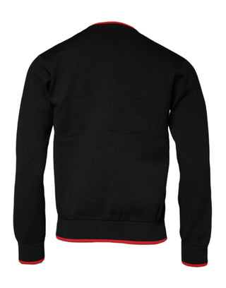 Black Dg Logo Crew Neck Sweatshirt Sweater