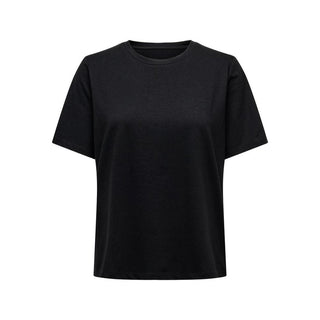 Black Cotton Tops & T-shirt