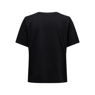 Black Cotton Tops & T-shirt