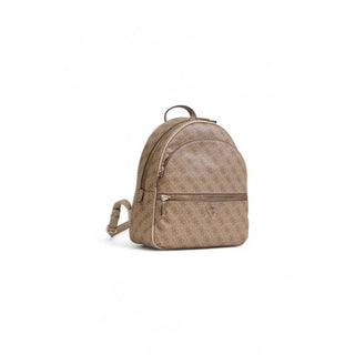 Beige Polyethylene Backpack