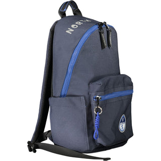 Blue Polyester Backpack