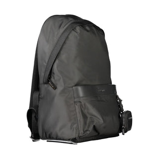 Black Polyester Backpack