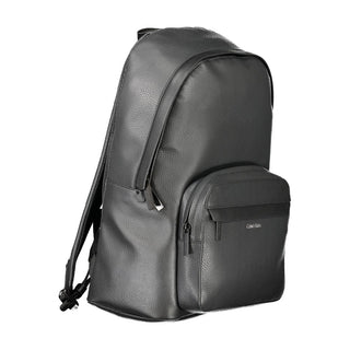 Black Polyester Backpack