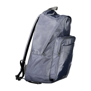 Blue Polyester Backpack