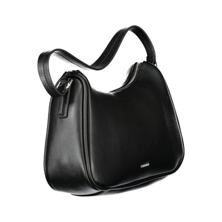 Black Polyester Handbag