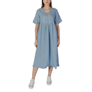 Light Blue Cotton Dress