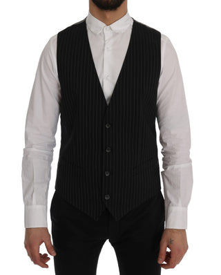 Sleek Striped Waistcoat Vest - Luxury for You