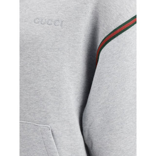 Colored Bands Hooded Sweatshirt