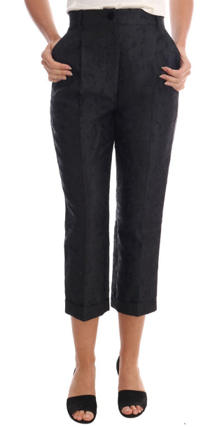 Elegant High Waist Capri Dress Pants - Luxury for You