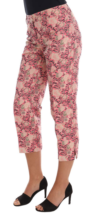 Elegant Floral Brocade Pants - Luxury for You