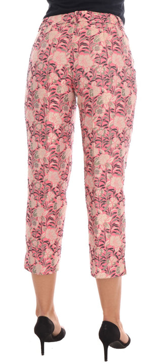 Elegant Floral Brocade Pants - Luxury for You