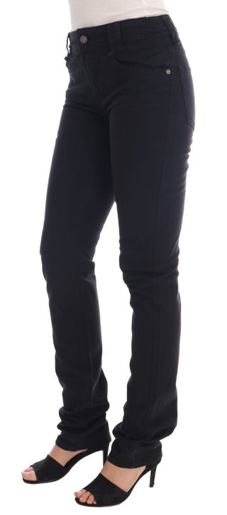 Chic Black Regular Fit Denim Jeans - Luxury for You