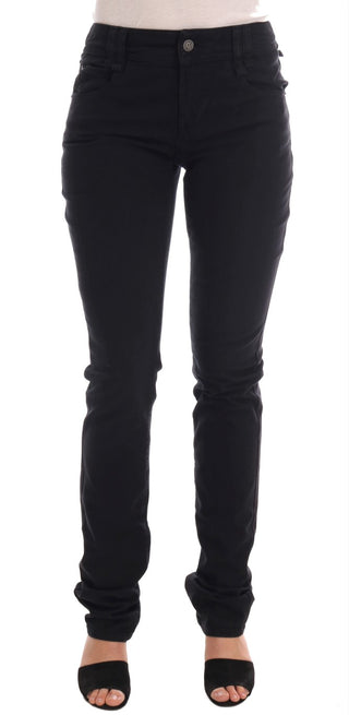 Chic Black Regular Fit Denim Jeans - Luxury for You