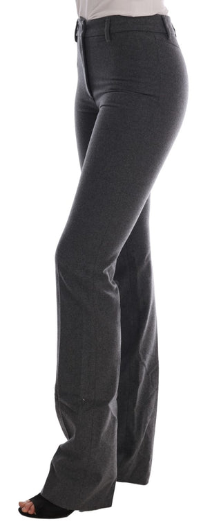 Chic Gray Formal Pants - Elegance Refined - Luxury for You