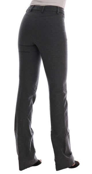 Chic Gray Formal Pants - Elegance Refined - Luxury for You