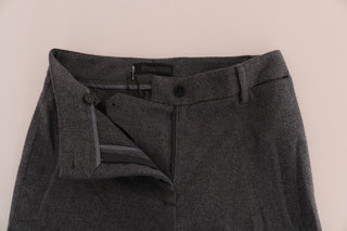 Chic Gray Formal Pants - Elegance Refined - Luxury for You