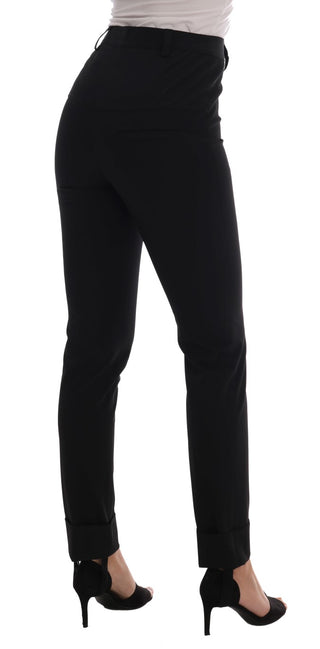 Sleek Black Stirrup Leggings - Luxury for You