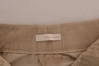 Chic Beige Bootcut Flared Pants - Luxury for You