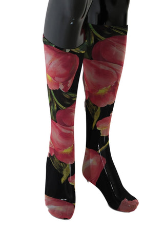 Floral Nylon Stretch Stockings - Luxury for You