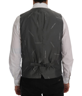 Elegant Gray Waistcoat Vest - Luxury for You