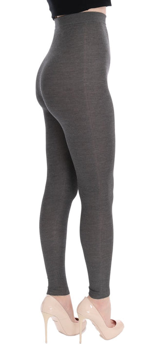 Elegant High Waist Cashmere Tights Pants - Luxury for You