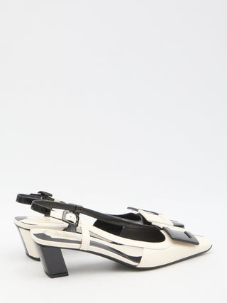 Belle Vivier Optical Slingback Pumps