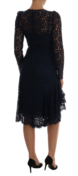 Elegant Floral Lace A-line Dress - Luxury for You