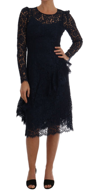 Elegant Floral Lace A-line Dress - Luxury for You