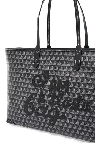 I Am A Plastic Bag Zipped Motif Tote Bag