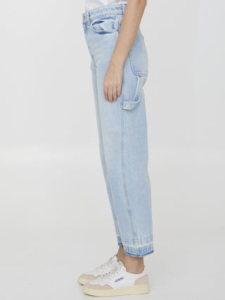 Banana Leg Utility Jeans