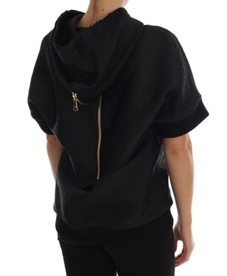 Enchanted Brocade Crystal Hooded Sweater - Luxury for You