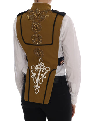 Runway Embellished Crystal Cross Vest - Luxury for You