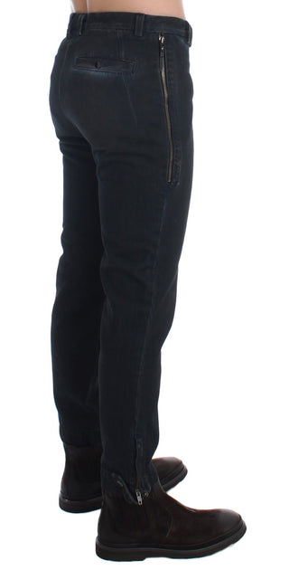 Chic Blue Slim Fit Denim Jeans - Luxury for You