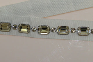 Elegant Crystal-embellished Waist Belt