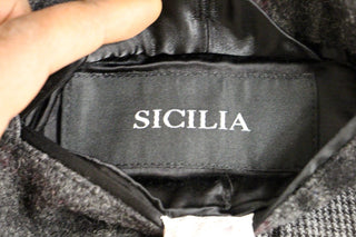 Sicilia Checkered Wool Blend Coat - Luxury for You