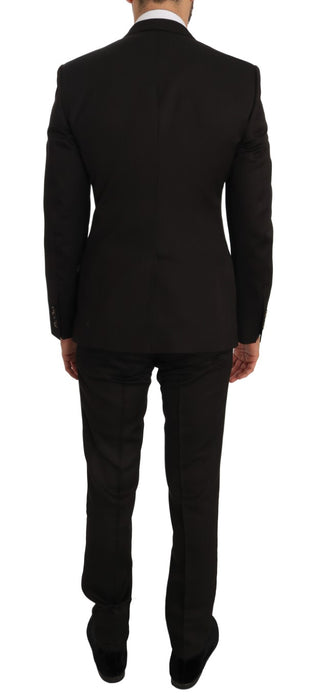 Elegant Brown Jacquard Martini Suit - Luxury for You