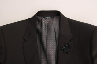 Elegant Brown Jacquard Martini Suit - Luxury for You