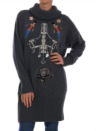 Enchanted Crystal Turtleneck Sweater - Luxury for You